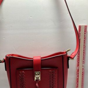 Beautiful red, cross body purse.